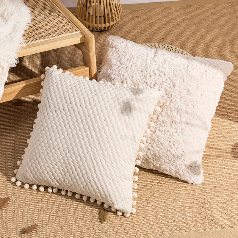 Nordic Style Christmas Sofa Cushion Cover Pillowcase by Afralia™ - 50x50cm