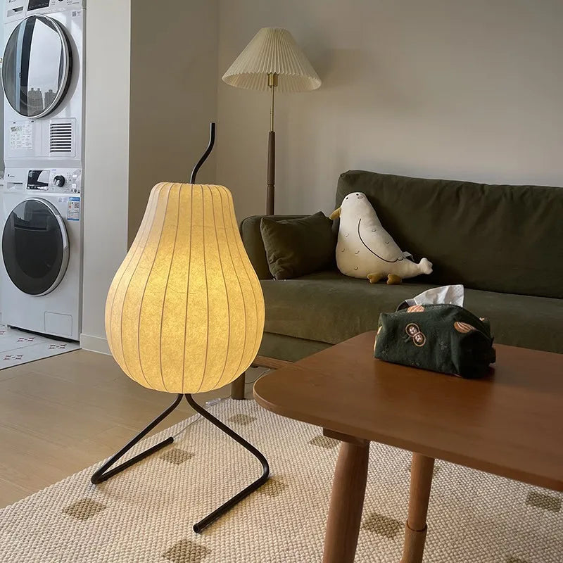Afralia™ LED Pear Floor Lamp for Home Decor & Lighting in Living Room, Bedroom, Dining & Study