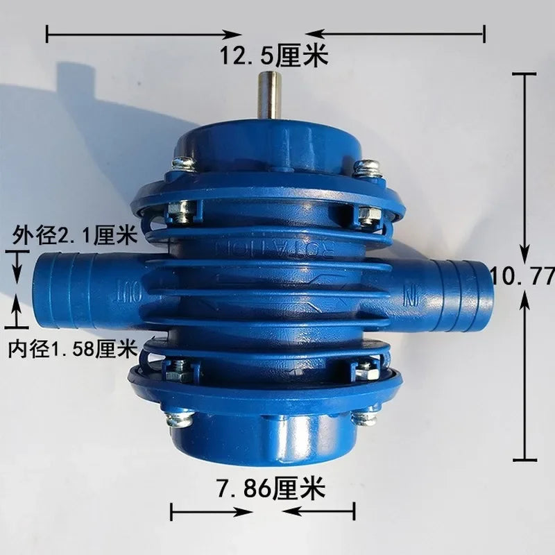 Afralia™ Blue Self-Priming DC Centrifugal Pump for Household and Hand Electric Drill