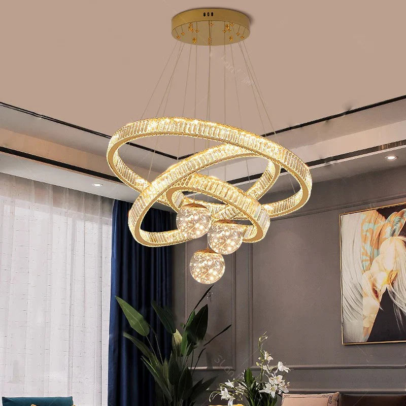 Afralia™ Modern Indoor Pendant Light Chandelier Ceiling Lamp LED Dining Room Lighting