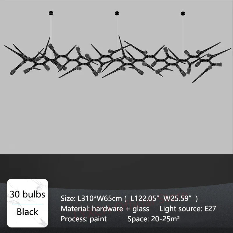 Afralia™ Modern Vintage Black LED Pendant Lamp for Restaurant, Hotel, and Living Room