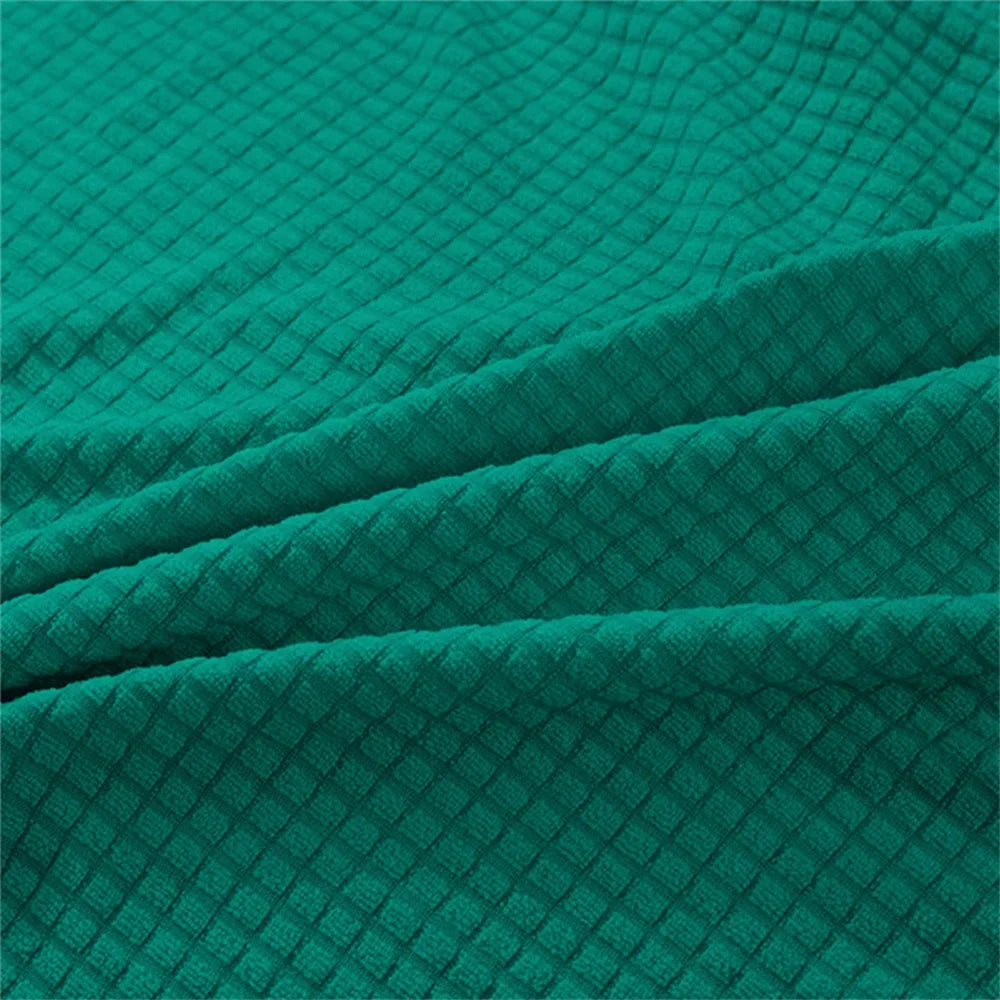 Afralia™ Jacquard Elastic Seat Cover Slipcover for Dining Room and Office Chairs