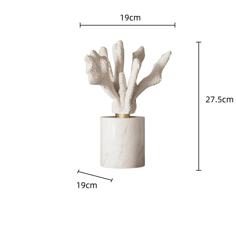 Afralia™ Resin Handicraft Sea Shell Clamshell Decorative Figurines Home Decoration