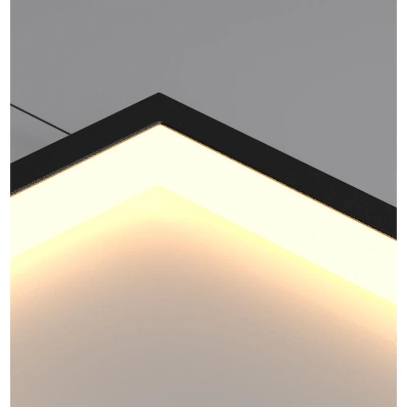 Afralia™ Modern LED Aluminum Pendant Chandelier for Living Room Staircase LOFT