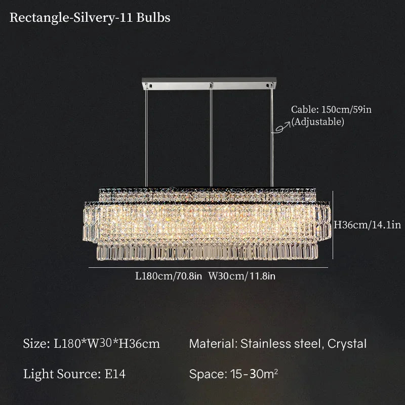 Afralia™ Luxury Nordic Chandelier for Dining Room, Bedroom, and Living Room