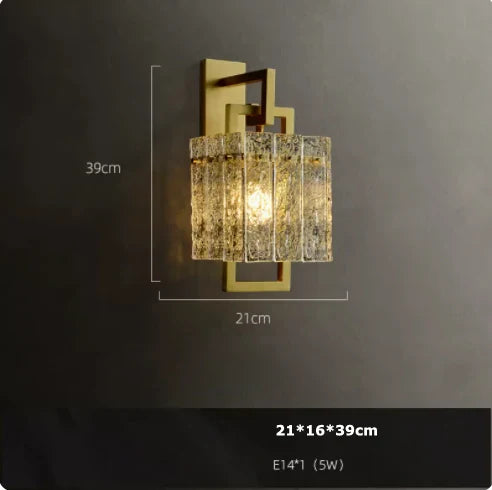 Afralia™ Dimmable LED Copper Glass Chandelier for Living Room