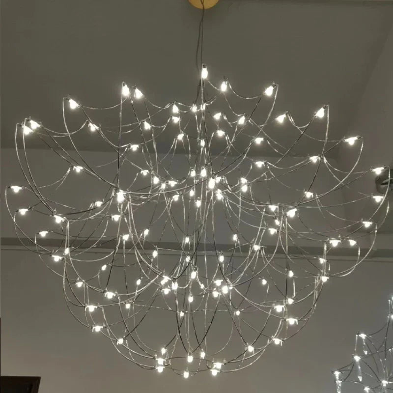 Afralia™ Starry Fireflies LED Branches Lamp for Duplex Townhouse Living Room