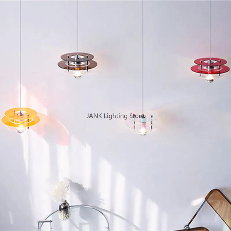 Afralia™ Bauhaus PH UFO Pendant Acrylic Chandelier with LED Lights