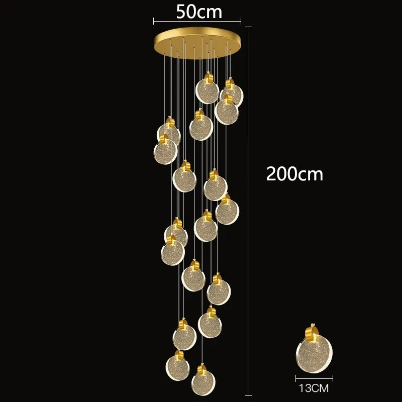 Afralia™ LED Pendant Chandeliers for Modern Home Decor and Indoor Lighting