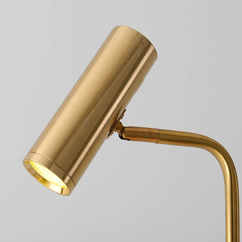 Afralia™ Enna LED Dimmable Floor Lamp in Gold/Black/White for Minimalist Home Decor