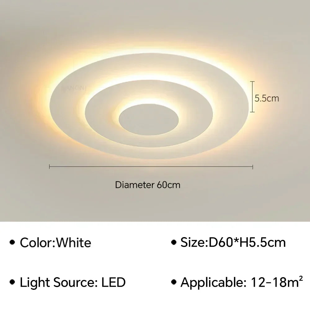 Afralia™ LED Ceiling Chandelier for Living Room Bedroom Decor