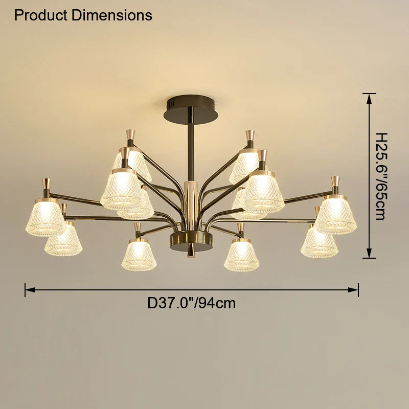 Afralia™ Nordic Chandeliers: Elegant Ceiling Hanging Lamps for Living Room, Dining Table & Bedrooms