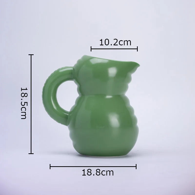 Afralia™ Multicolour Ceramic Vase for Modern Room Decor