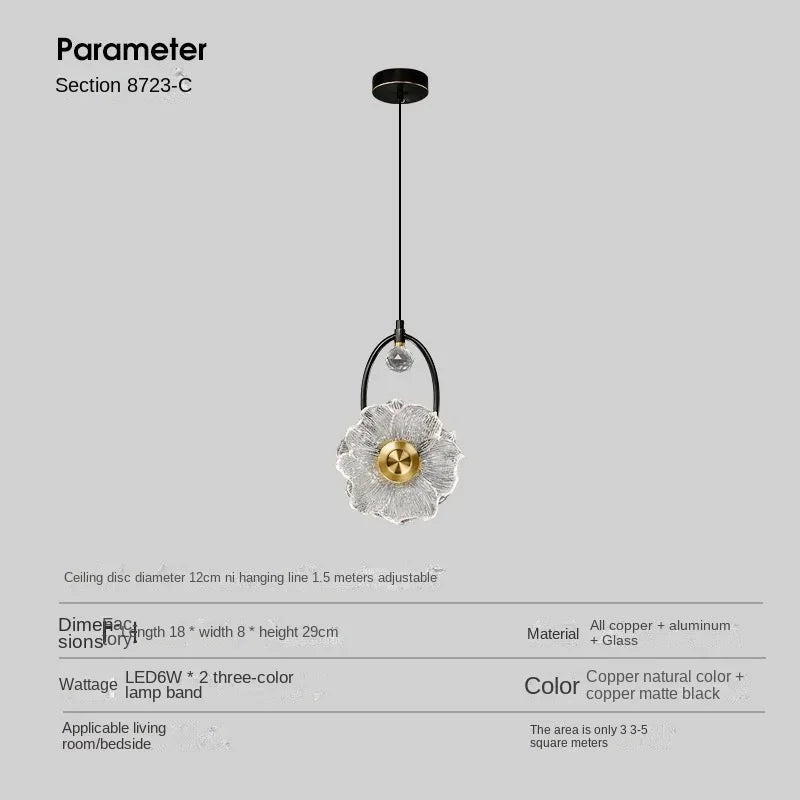 "Afralia™ LED Glass Wall Lamp: Modern Home Decoration for Bedroom Living Room Corridor"