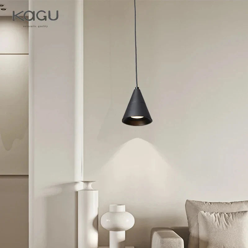 Afralia™ Modern Black White Pendant Light for Kitchen Bedroom Dining Room