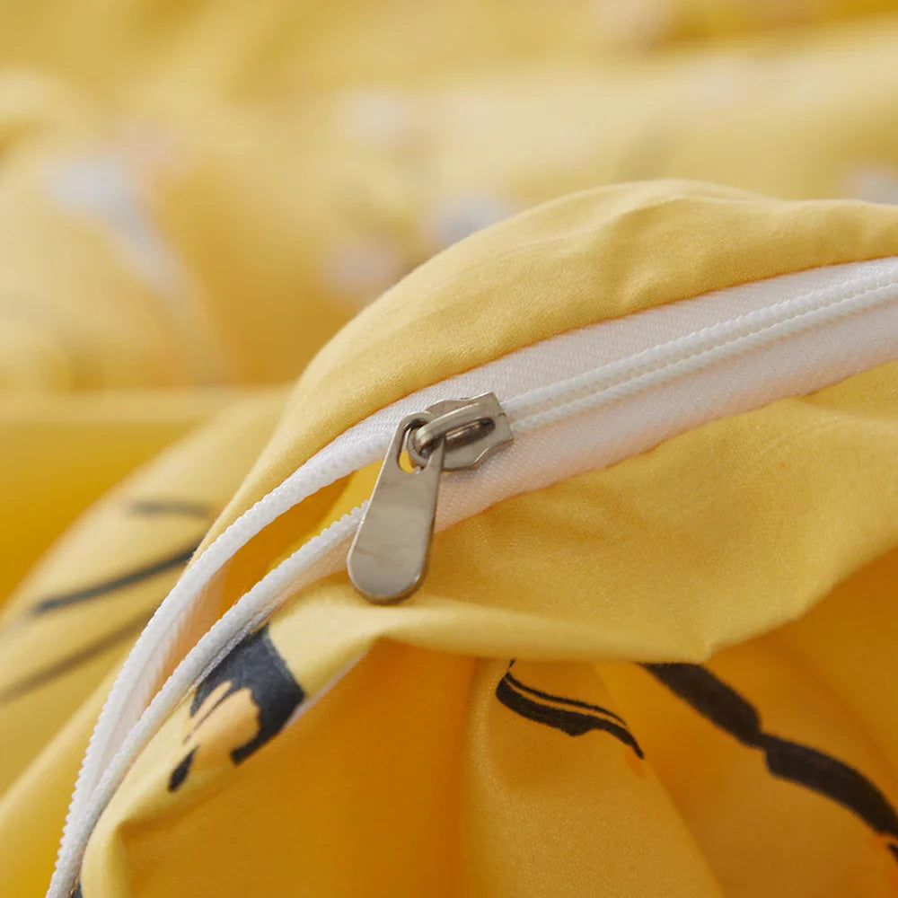 Afralia™ Plum Blossom Queen Duvet Set: Skin-Friendly, Comfortable & Durable