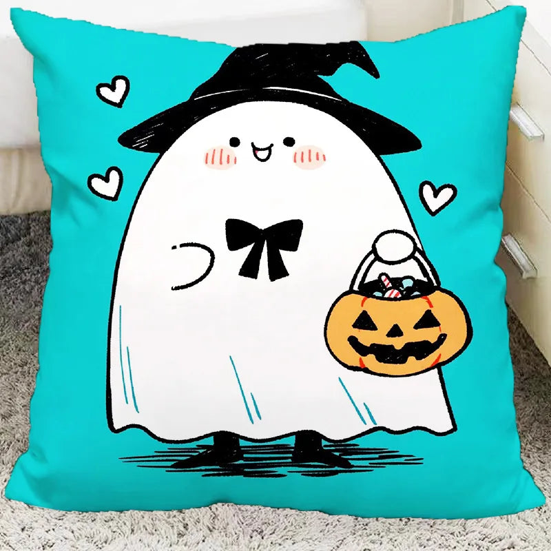 Afralia™ Halloween Plush Cartoon Pillow for Living Room and Bedroom, Festive Decoration