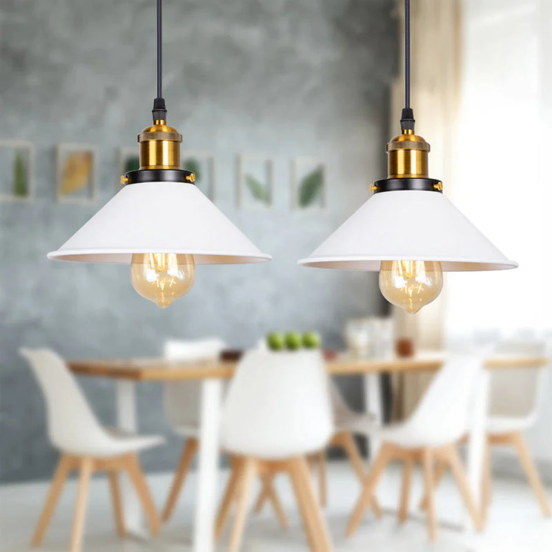 Afralia™ Nordic LED Pendant Light with Lampshade for Home Living Room Decoration