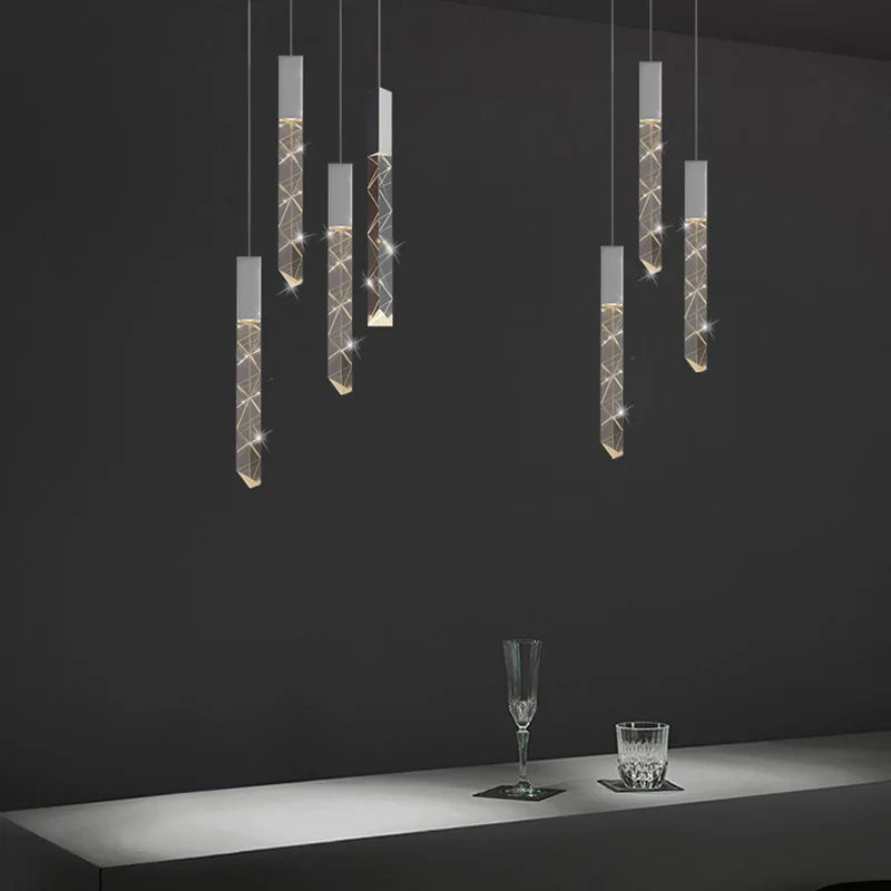 Afralia™ Luxury LED Chandelier for Staircase & Living Room - Modern Nordic Rotating Sky Lanterns