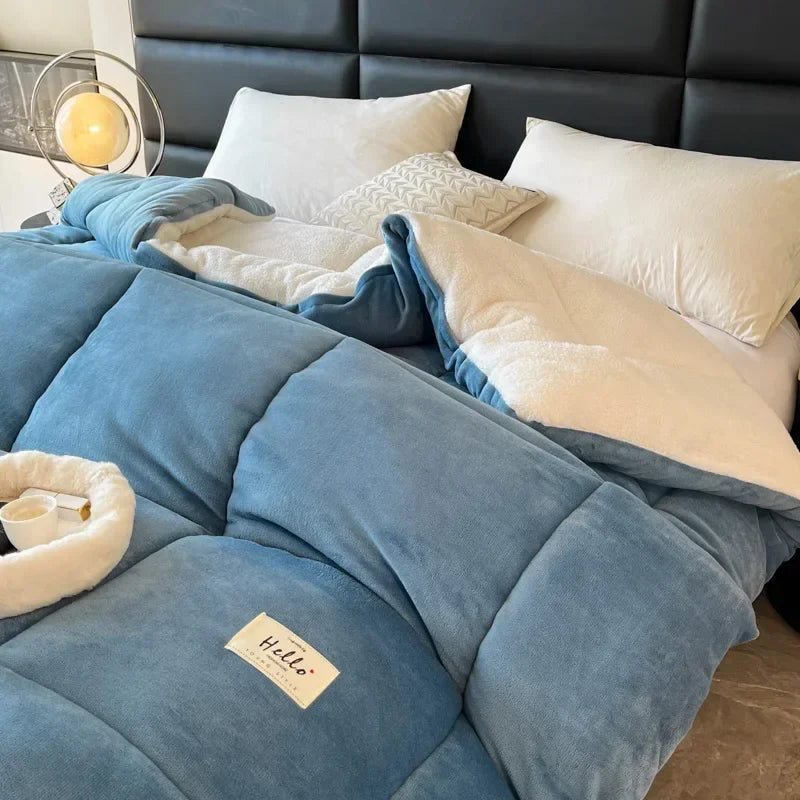 Afralia™ Thick Milk Fleece Winter Blanket for Ultimate Warmth and Comfort