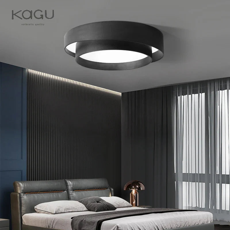 Afralia™ Modern Copper Ceiling Light for Living Room Bedroom Decor