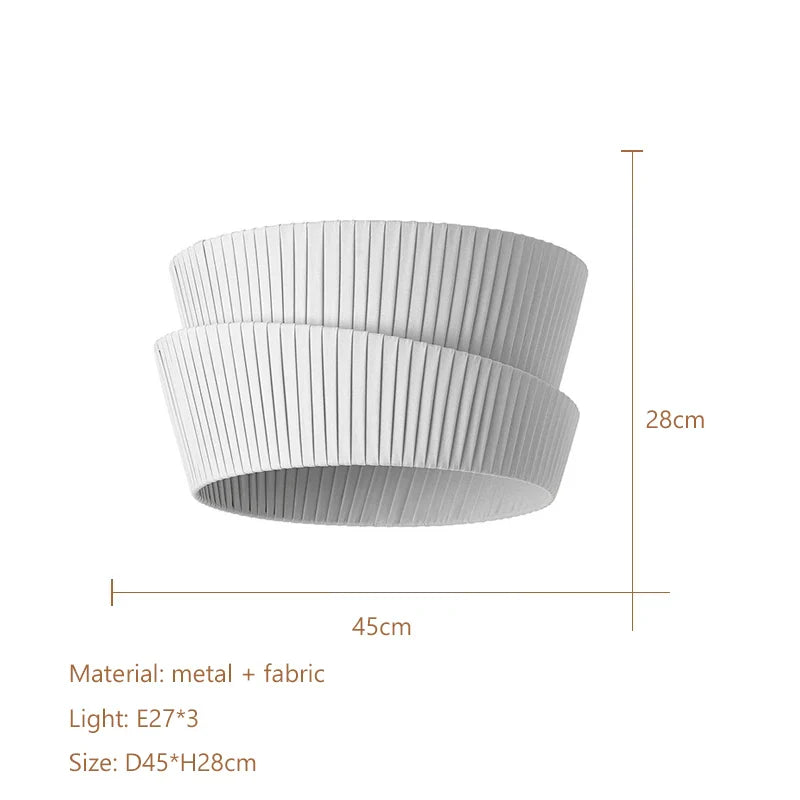 Afralia™ Cream LED Ceiling Chandelier for Living Room Dining Bedroom