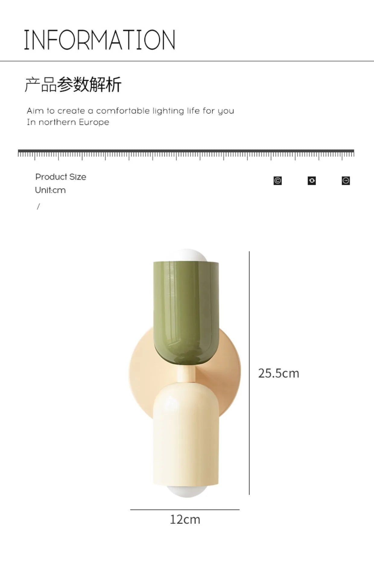 Afralia™ Cream Double Head Wall Lamp: Nordic Medieval Design for Bedroom, Children's Room, Study