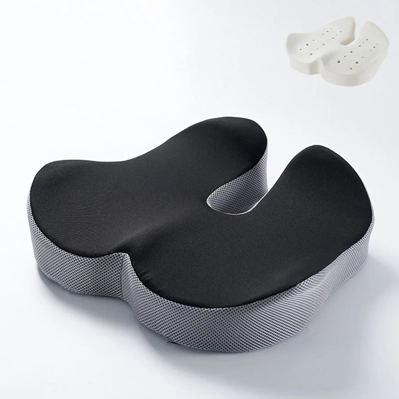 Afralia™ Rebound Memory Foam Office Chair Cushion for Beautiful Buttocks and Orthopedic Support