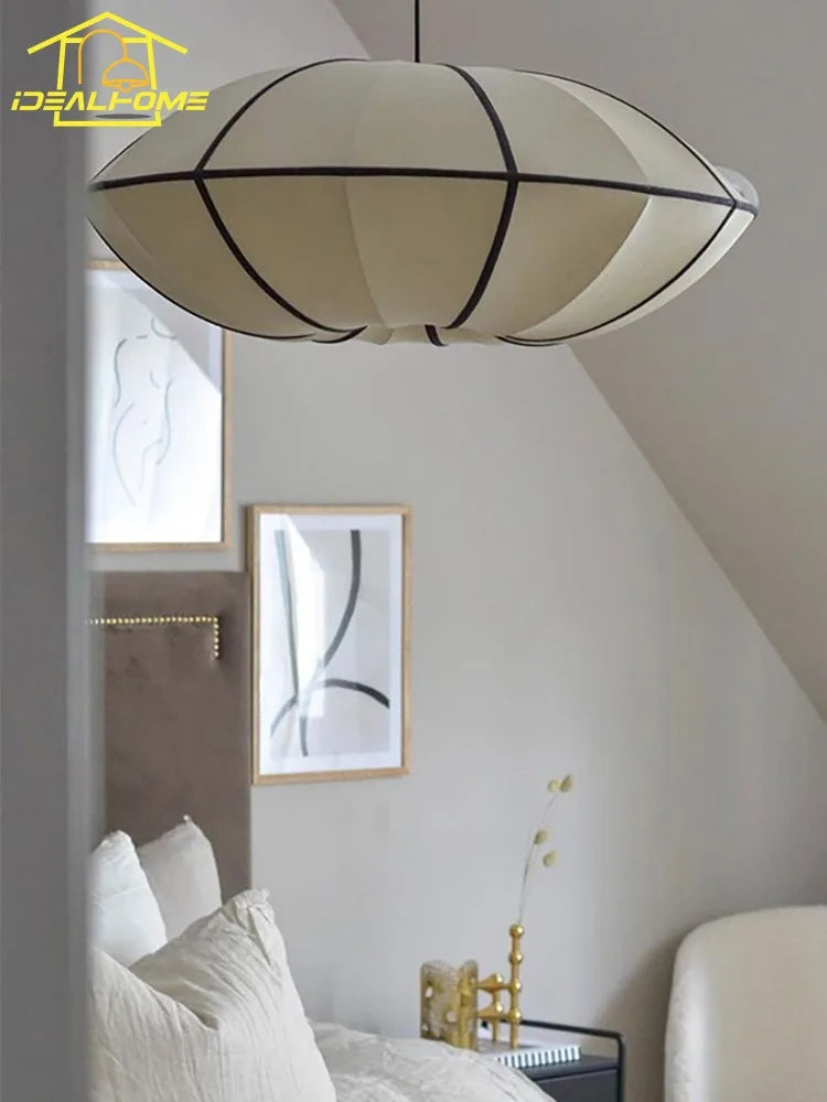Afralia™ Zen Art Lantern Pendant Light, LED E27, Nordic Style, for Restaurant Bedroom Living Room