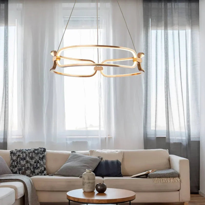 Afralia™ Schuller Colette Ceiling Lamp: Luxury Aluminum Chrome Lighting for Living Room and Kitchen