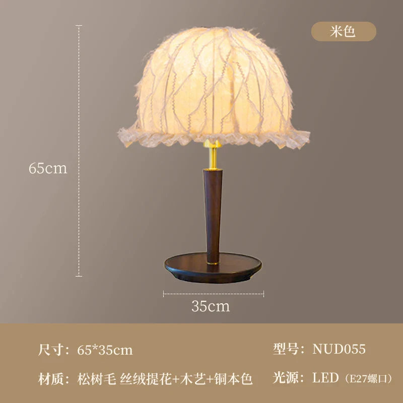 Afralia™ Pink Fabric Tassels Chandelier for Girl Bedroom, Beauty Salon & Cafe Room Lighting