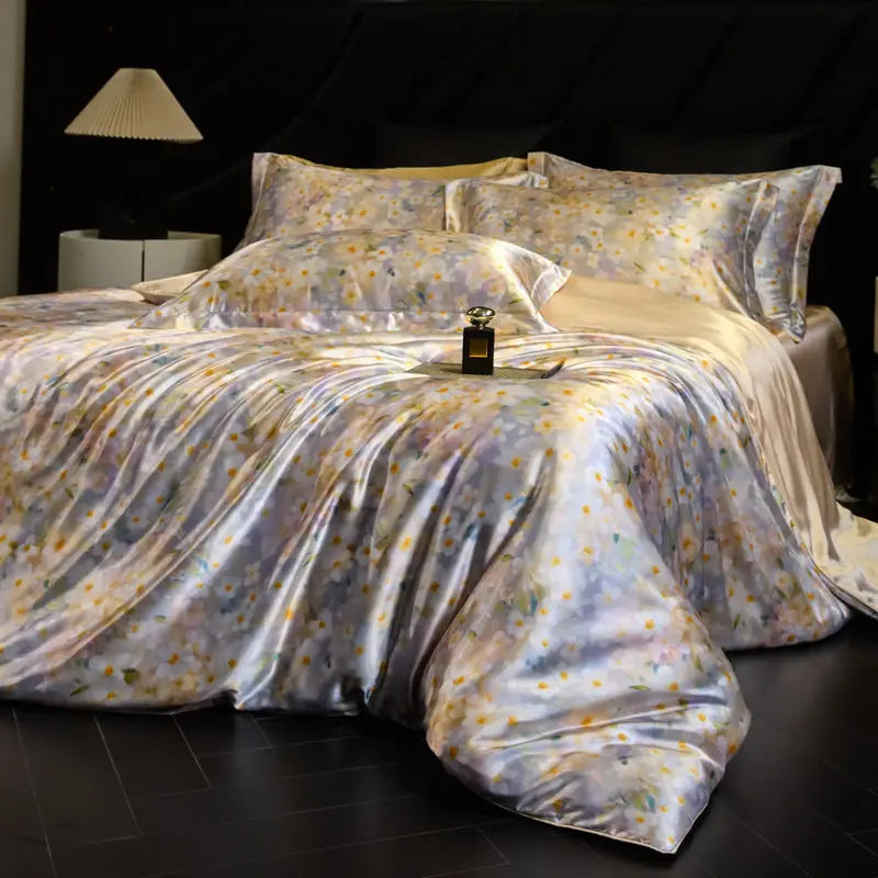 Afralia™ Mulberry Silk Bedding Sets: American Summer Cool and Comfortable Premium Bedsheet Set