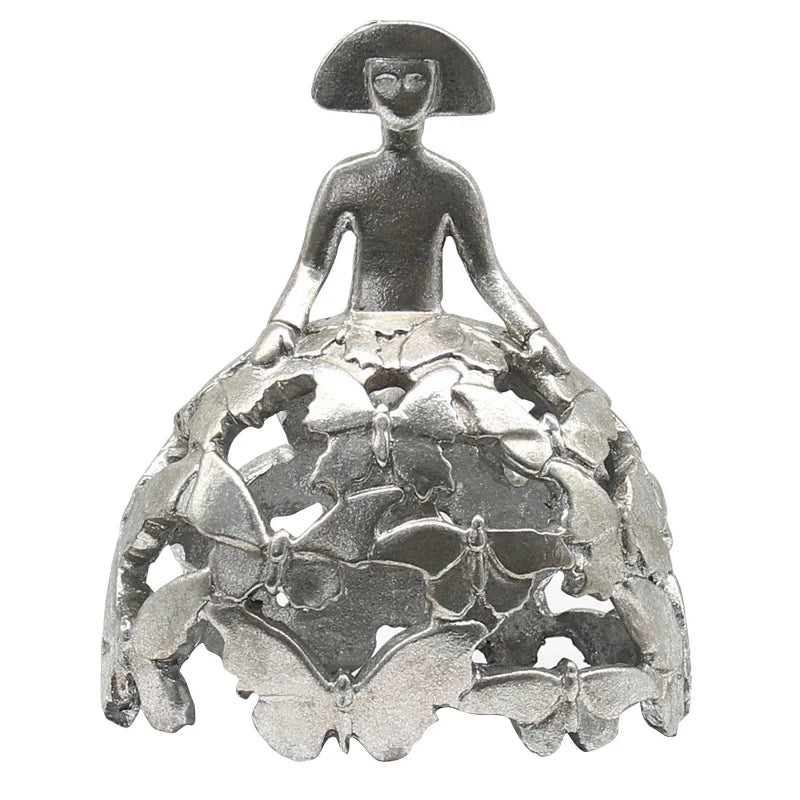 Afralia™ Silver Butterfly Princess Figurine - Home Decor Accessories