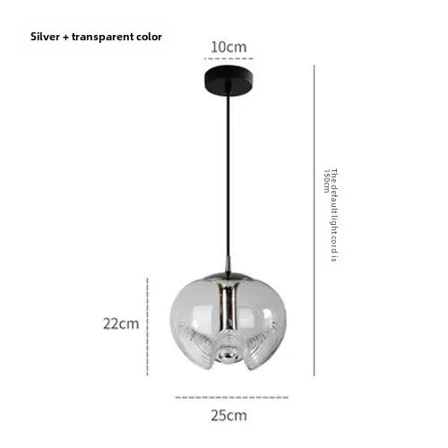 Afralia™ Nordic Style Glass Chandelier for Dining Room and Bar