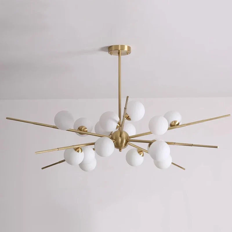 Afralia™ Modern LED Chandelier Lighting for Living Room Bedroom Dining Room