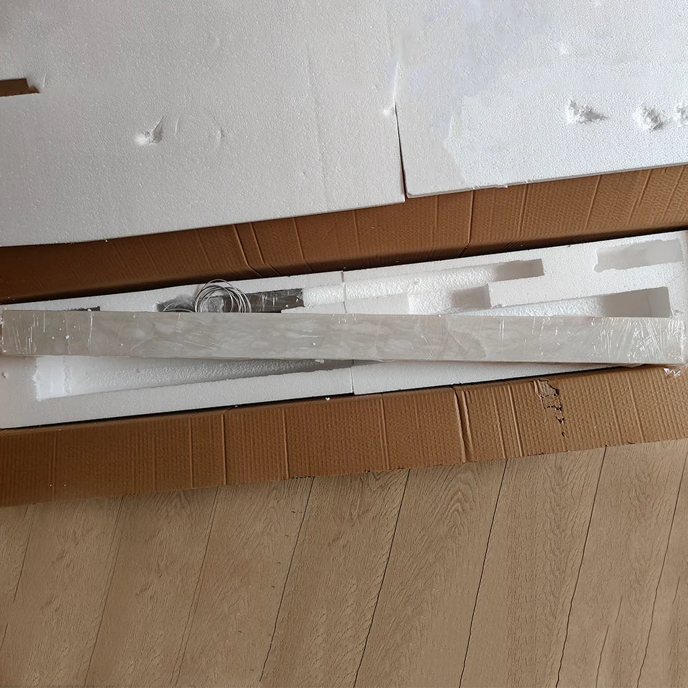 Afralia™ Modern Marble Stone and Copper Chandelier with Alabaster Shade