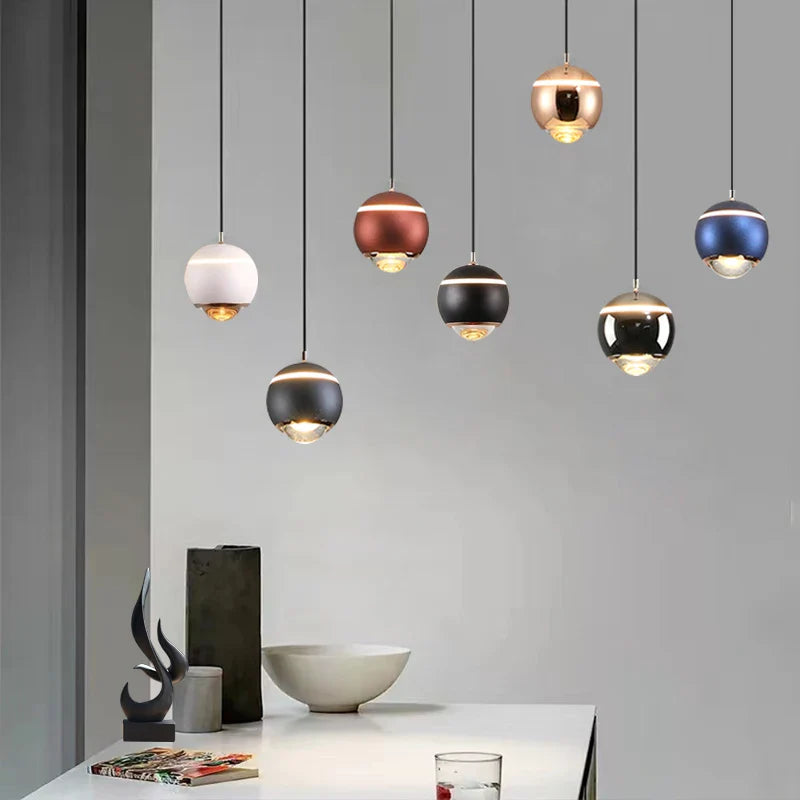 Afralia™ Ball Pendant Lights for Bedroom, Dining Room, and Kitchen Island