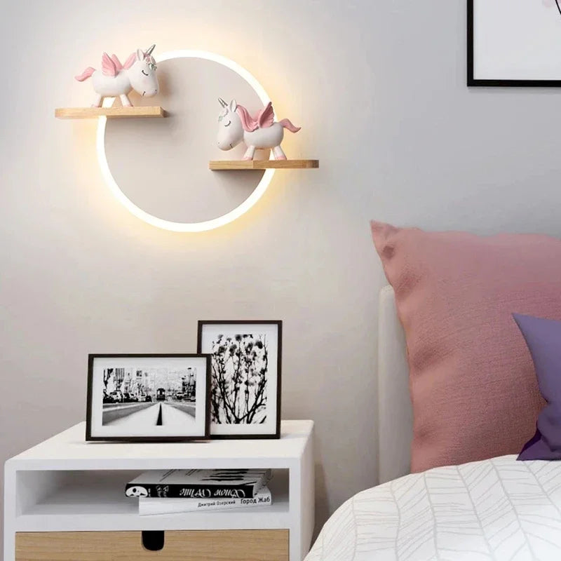 Afralia™ LED Wall Lamp: Modern Nordic Design for Children's Room, Bedroom, Living Room