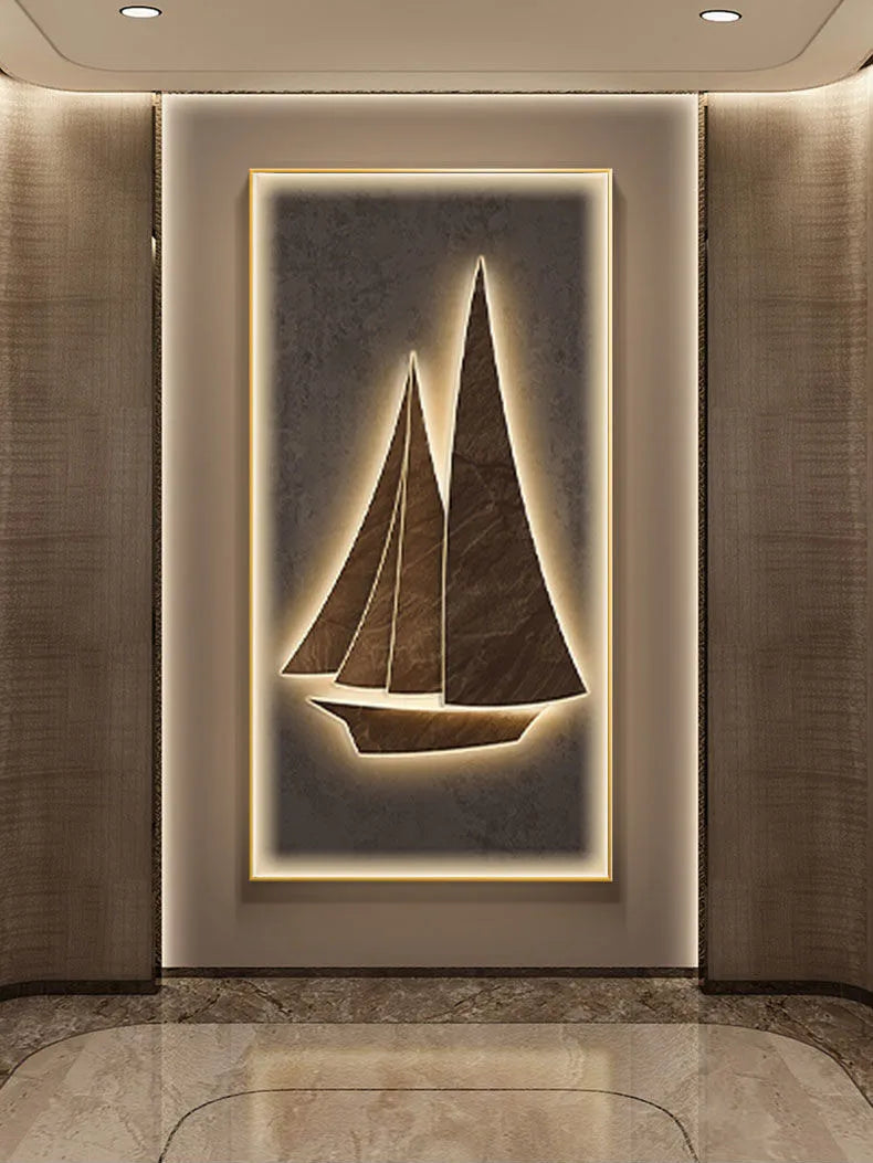 Afralia™ LED Wall Lamp for Modern Creative Wall Decoration in Bedroom, Living Room & Study