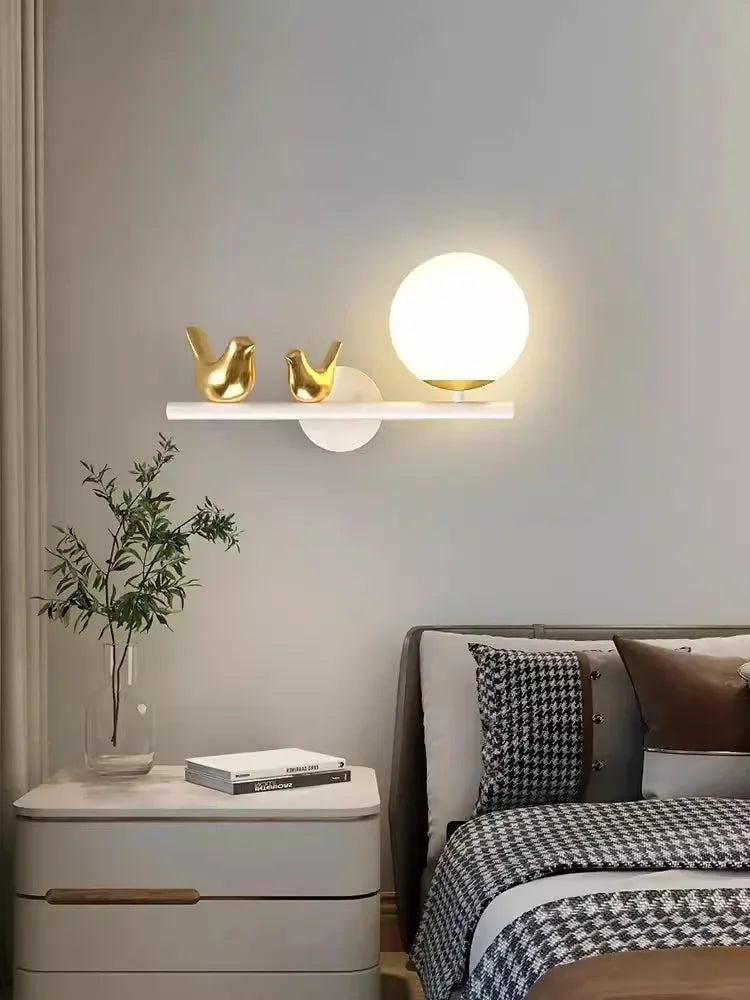 Afralia™ Bird Wall Lights: Modern LED Nordic Living Room Lighting
