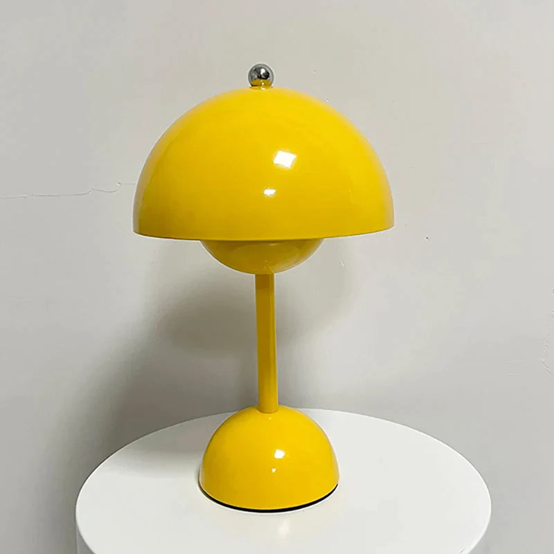 Afralia™ Bud Metal Desk Lamp with Touch Control and Multi-Color Dimming