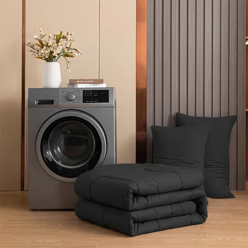 Afralia™ All-Season Quilted Comforter Set - Queen/King Size Soft & Durable Blanket