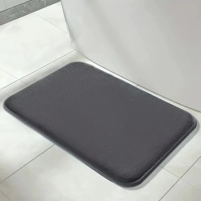 Afralia™ Super Absorbent Coral Velvet Bathroom Floor Mat