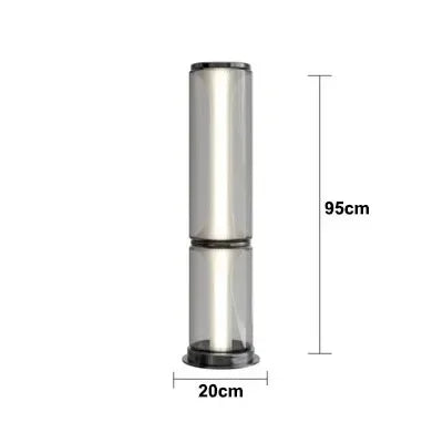 Afralia™ Modern Glass LED Floor Lamp for Home Decoration and Indoor Lighting