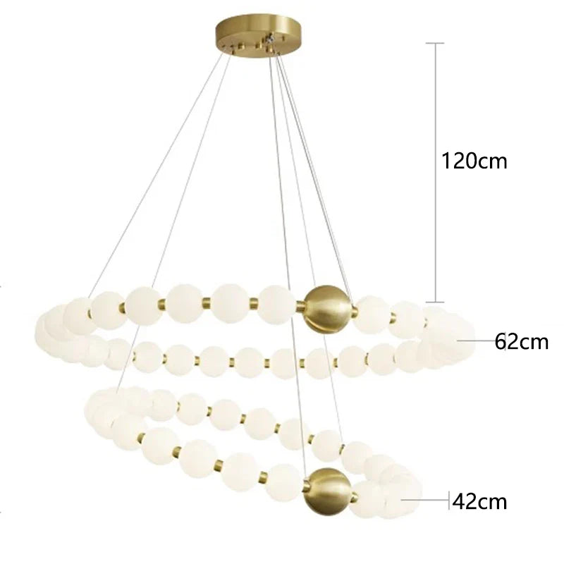 Afralia™ Modern LED Pendant Light Chandeliers for Living Room and Dining Room
