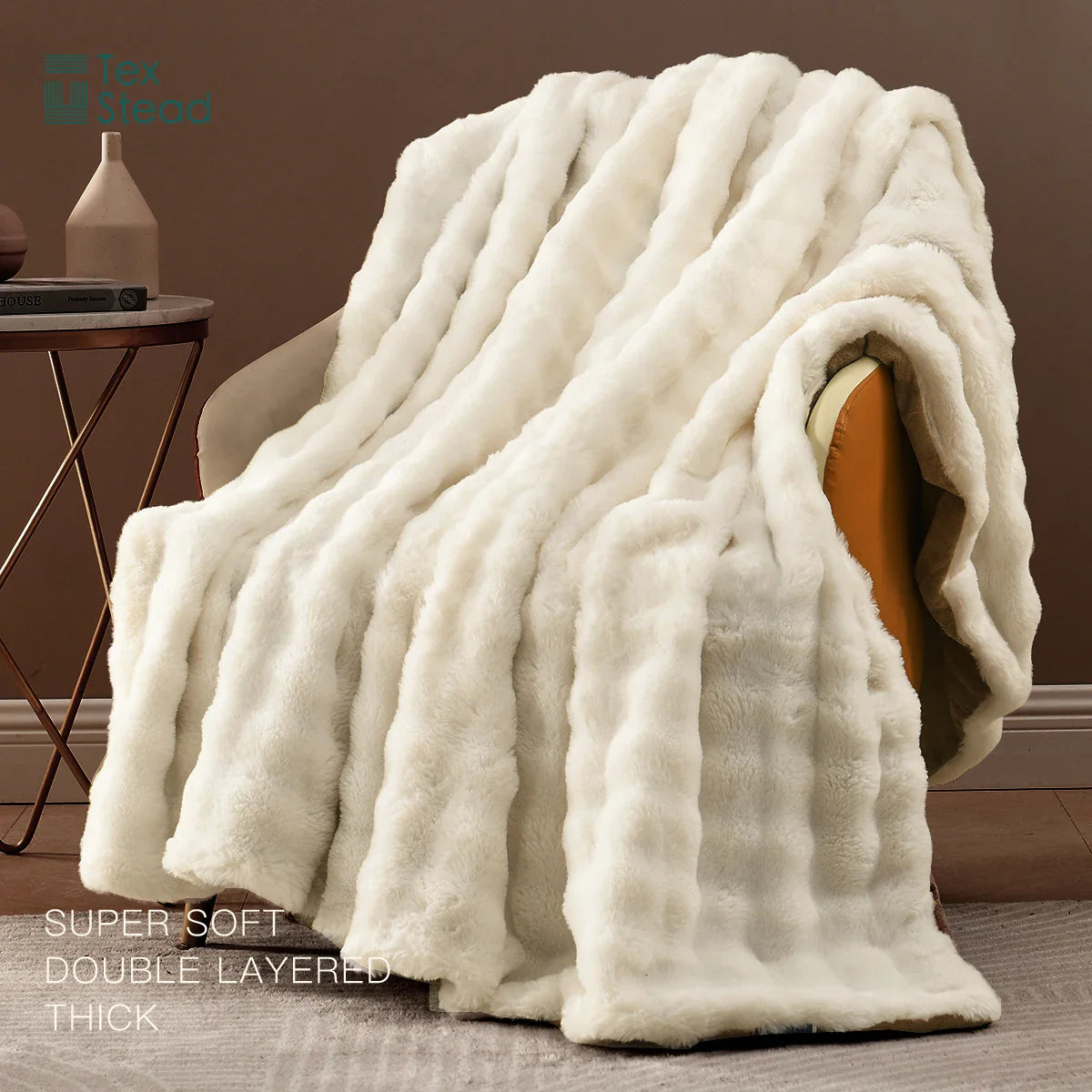 Afralia™ Plush Bed Blanket for Cozy Living Room Decor