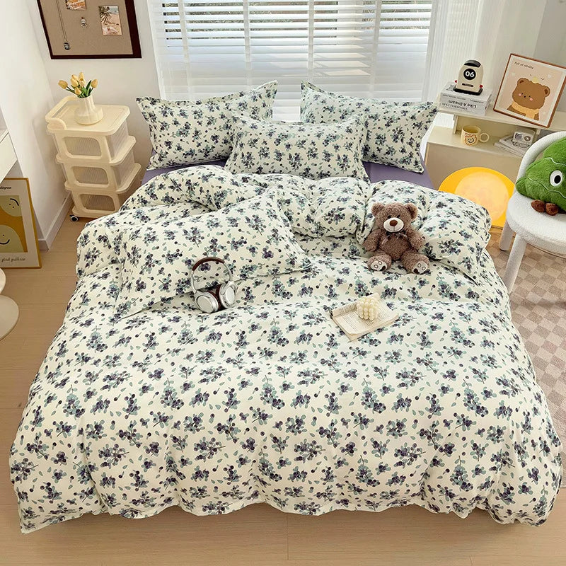 Afralia™ Cute Pattern Duvet Cover | Super Soft Comforter Cover for Single/Double Bed