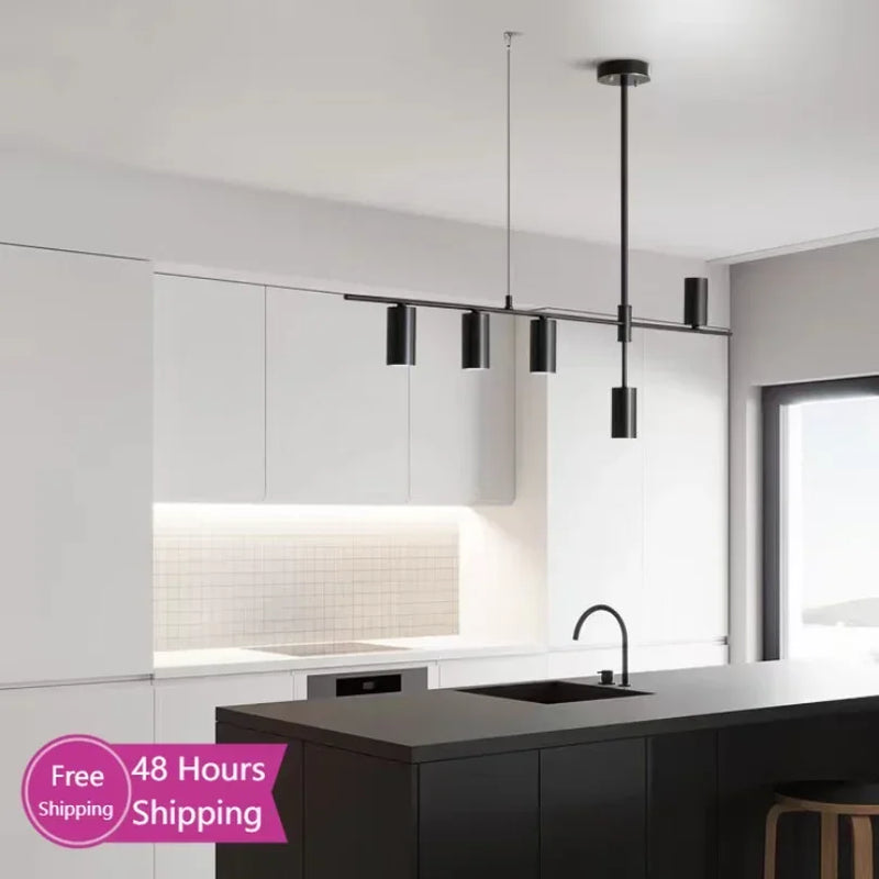 Afralia™ Modern LED Pendant Chandelier for Kitchen Dining Room Island Lighting