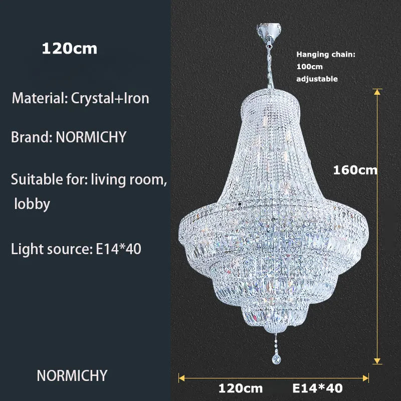 Afralia™ Gold/Chrome K9 Crystal Chandelier for Elegant Home Décor