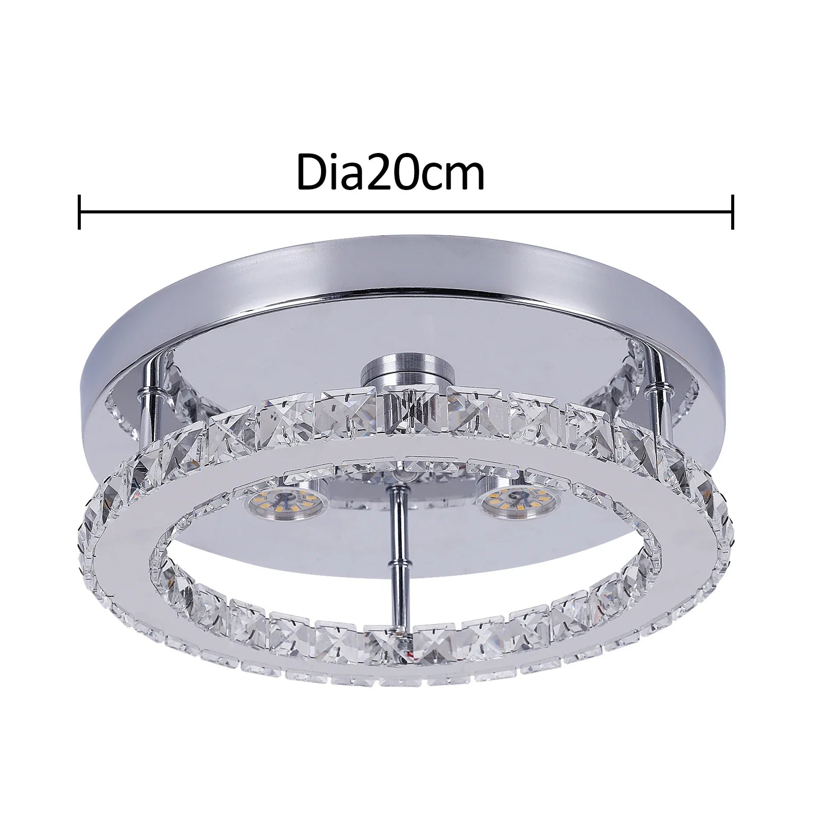 Afralia™ Crystal Chandelier: Modern Dimmable LED Pendant Light for Living & Dining Rooms